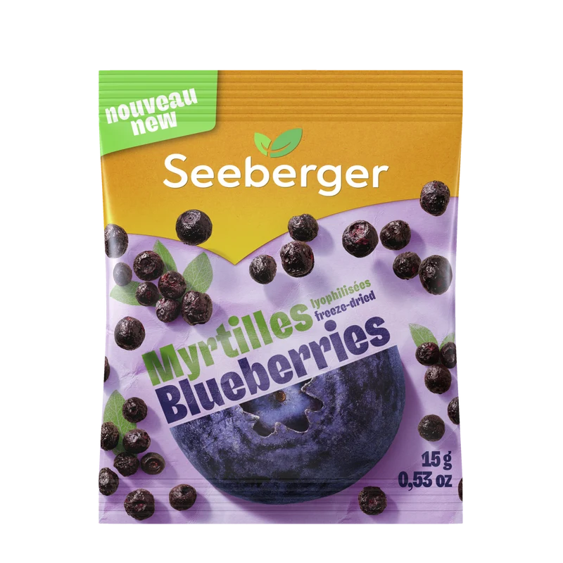 Gefriergetrocknete Blaubeeren
