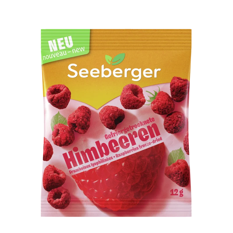 Gefriergetrocknete Himbeeren
