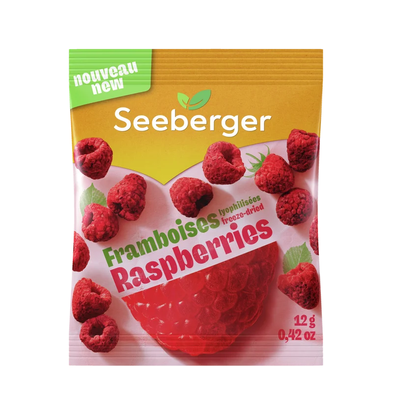Gefriergetrocknete Himbeeren