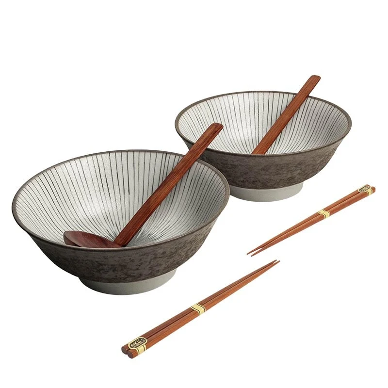 Ramenset Stäbchen & Löffel Shima