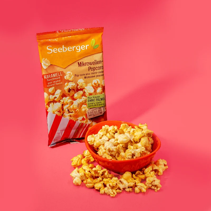Mikrowellen-Popcorn - karamell