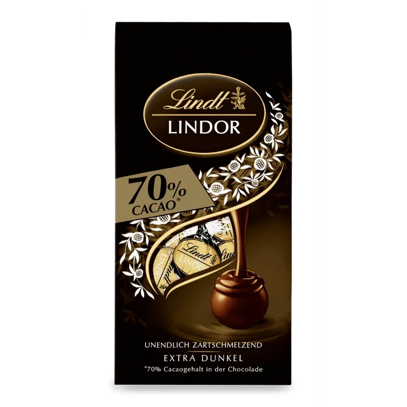 Lindt LINDOR Kugel Beutel Extra Dark 70% 99g