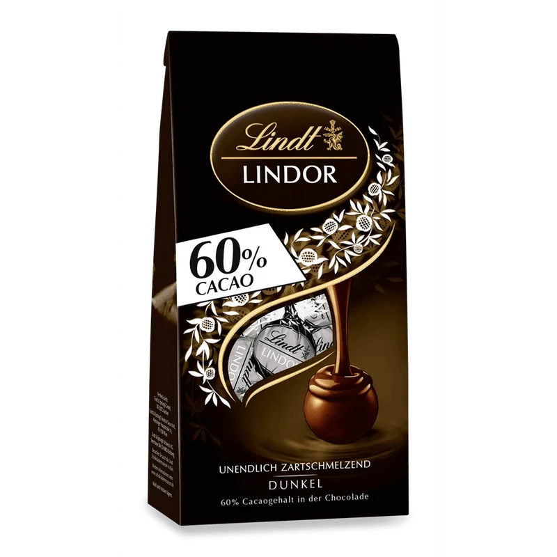 Lindt LINDOR Kugel Beutel Dark 60% 99g