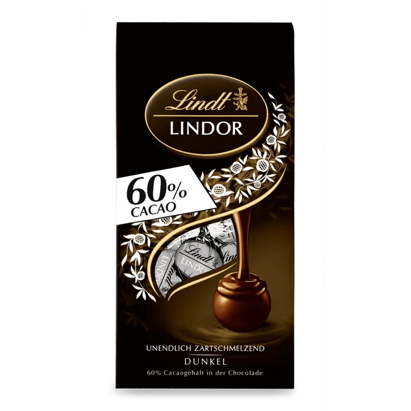 Lindt LINDOR Kugel Beutel Dark 60% 99g