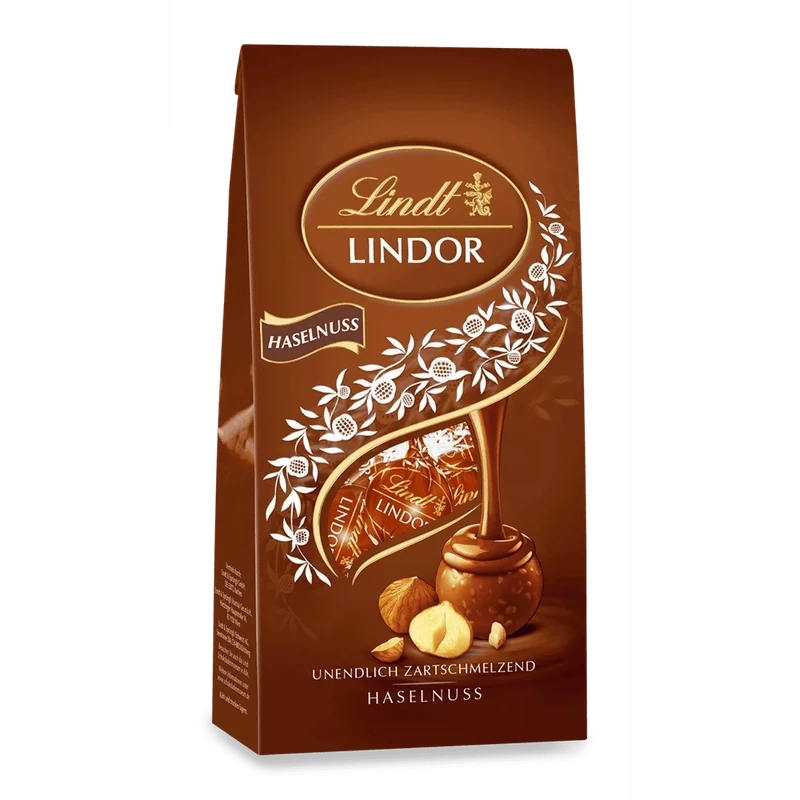 Lindt LINDOR Kugel Beutel Haselnuss 100g