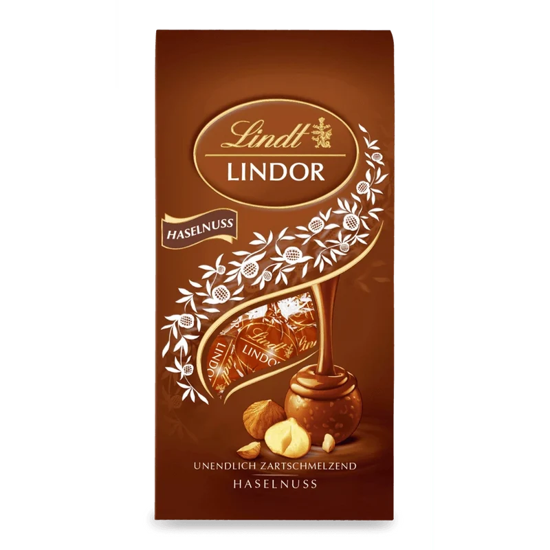 Lindt LINDOR Kugel Beutel Haselnuss 100g
