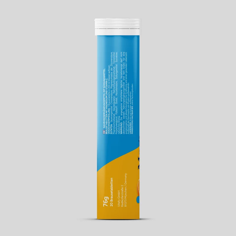 Magnesium + Vitamin C - Orange (20 Brausetabletten)