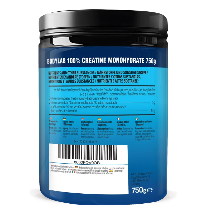 Creatine Monohydrate Powder (750g)