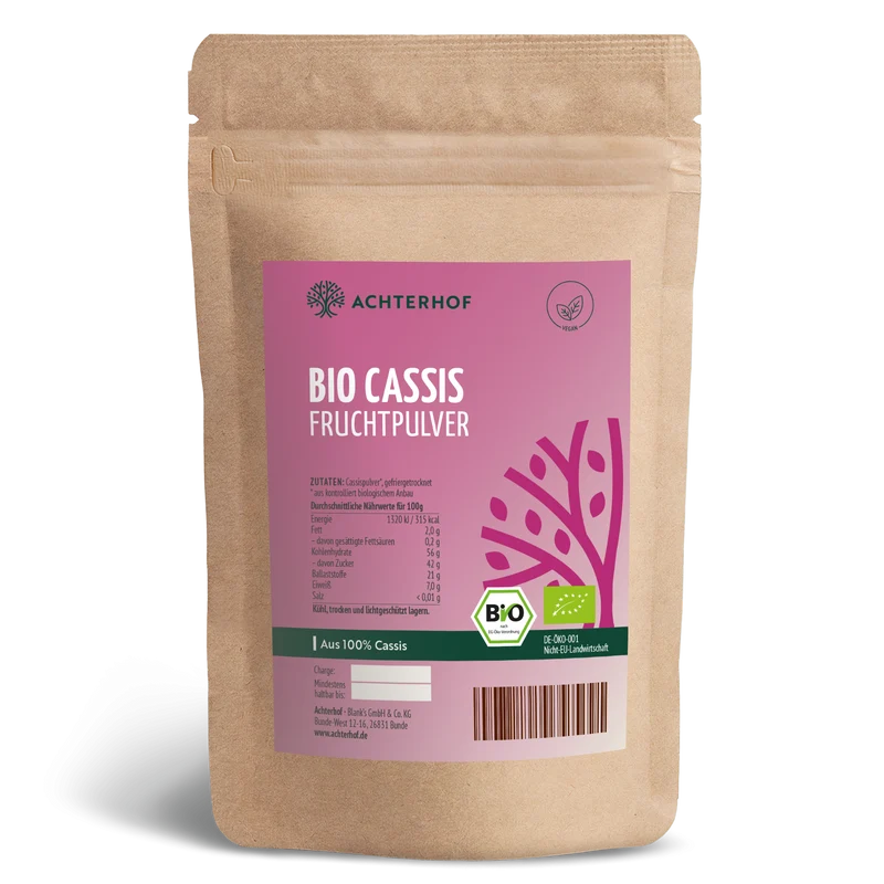 Bio Cassis Fruchtpulver (100g)