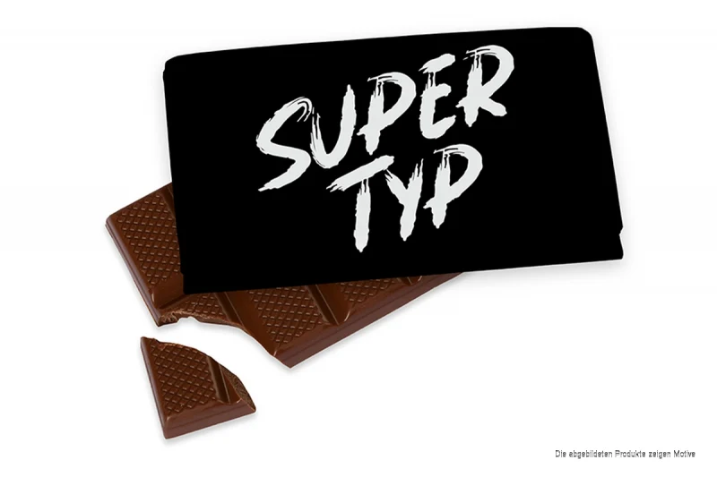 Schokolade "Supertyp"