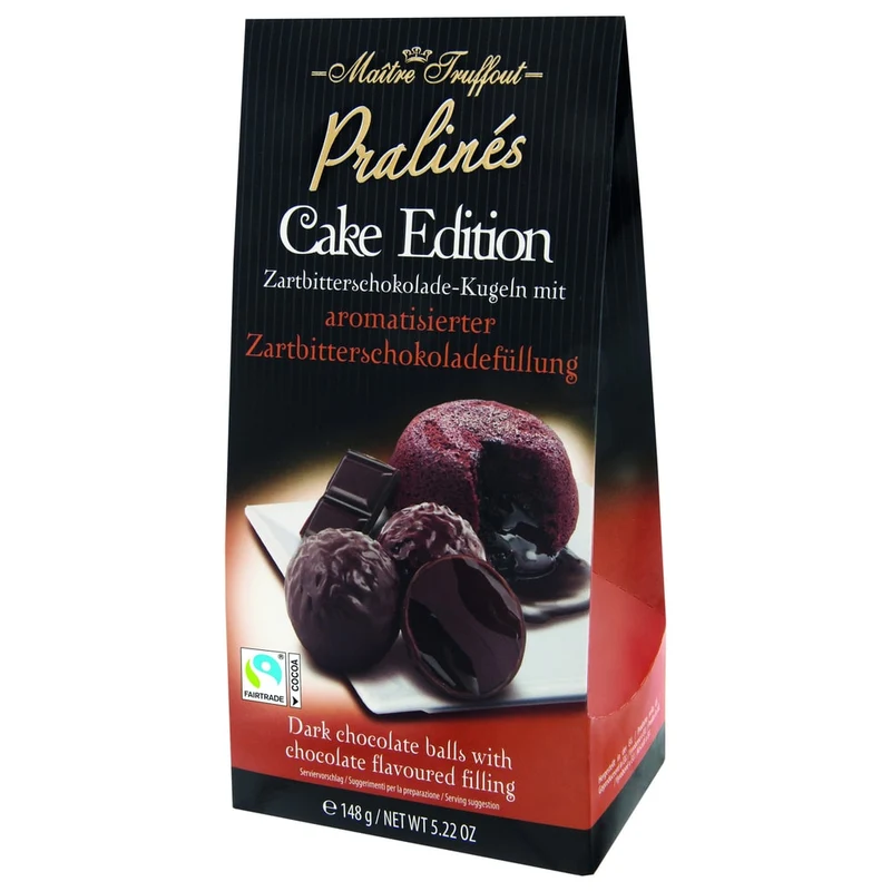 Maître Truffout Pralinen Cake Edition - Zartbitterschokolade 148g