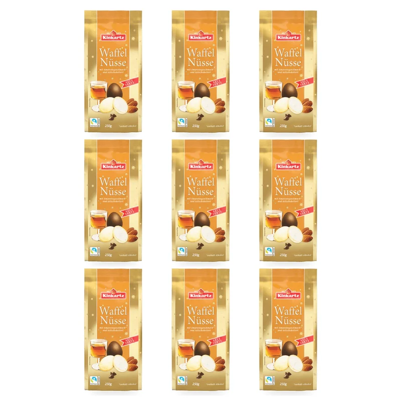 Kinkartz Waffelnüsse Amaretto Vollmilch 250g