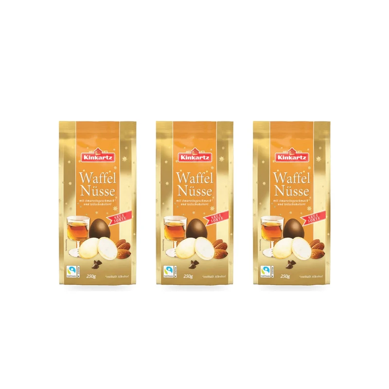 Kinkartz Waffelnüsse Amaretto Vollmilch 250g