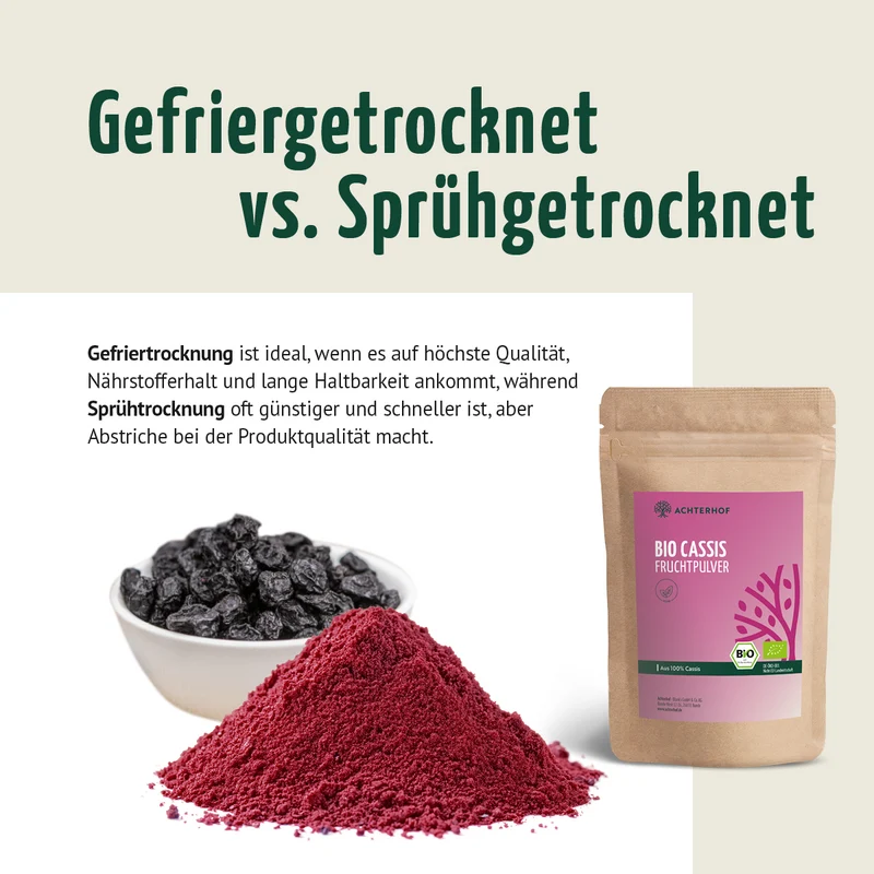 Bio Cassis Fruchtpulver (250g)
