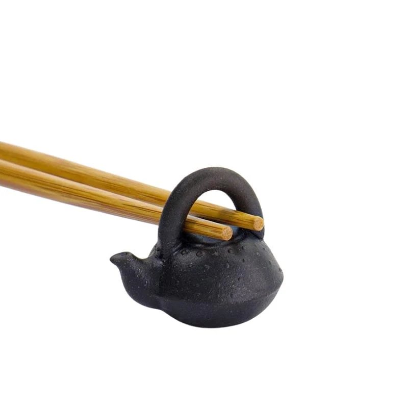 Japanische Stäbchenablage für Essstäbchen Teekanne