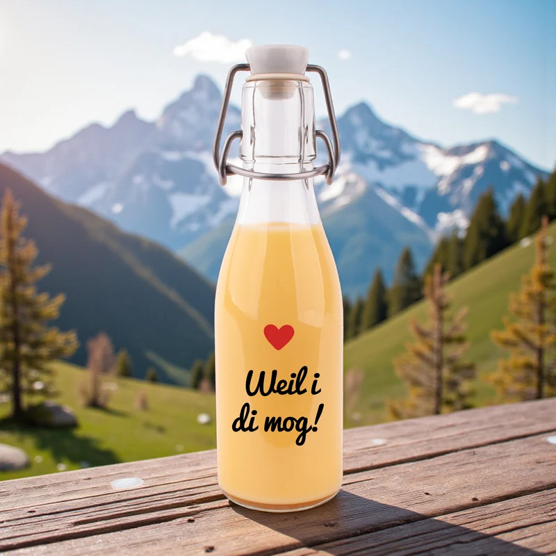 Likör/Schnaps "Weil i di mog!"