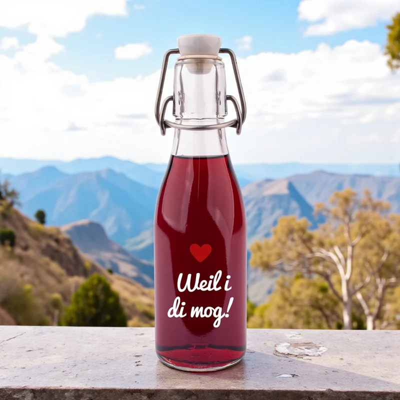 Likör/Schnaps "Weil i di mog!"