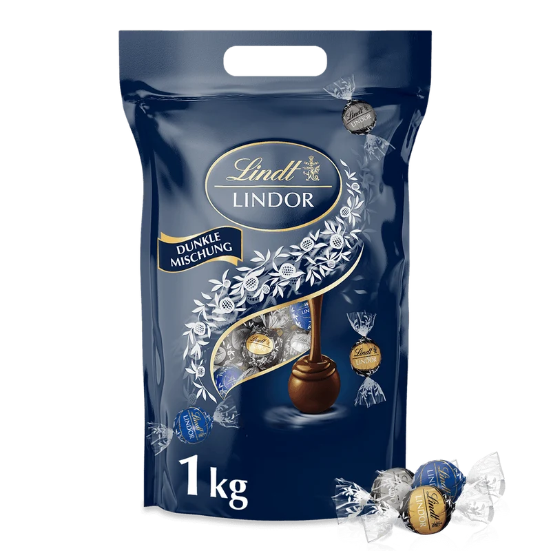 Lindt LINDOR Beutel Dunkle Mischung 1 kg
