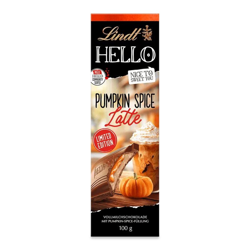 Lindt HELLO Pumpkin Spice 100 g