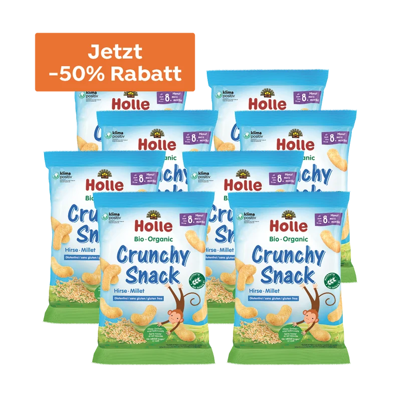 8 x Bio Crunchy Snack Hirse (8x25g)