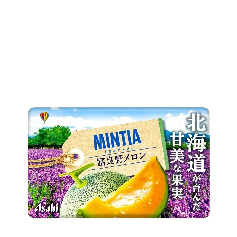 Asahi Mintia Yubari Melone (Hokkaido-Melone) 50 Stück Minztabletten