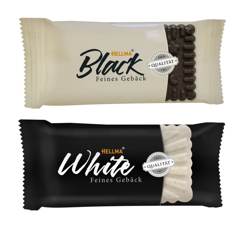HELLMA Feines Gebäck Black & White 200 St. 1,12kg