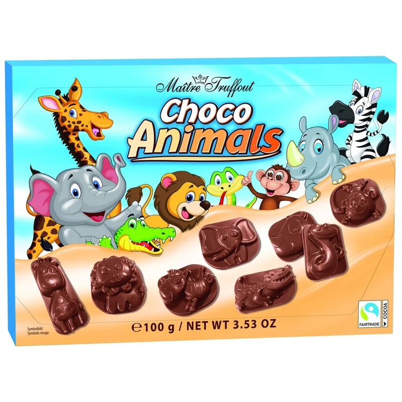 Maître Truffout Milchschokolade Choco Animals 100g