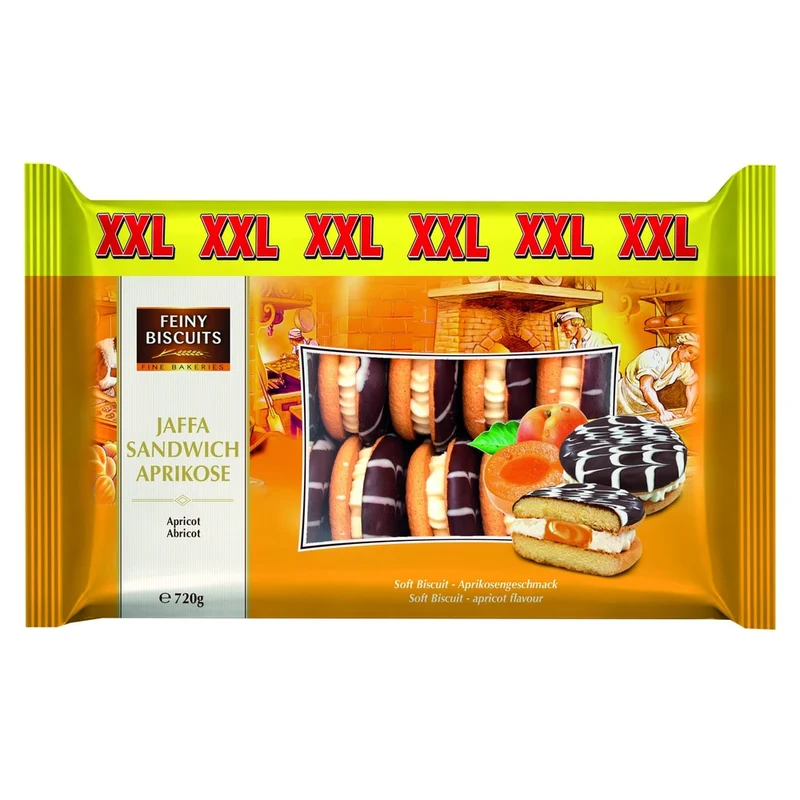 Feiny Biscuits Jaffa Sandwich Sahne-Aprikose 720g