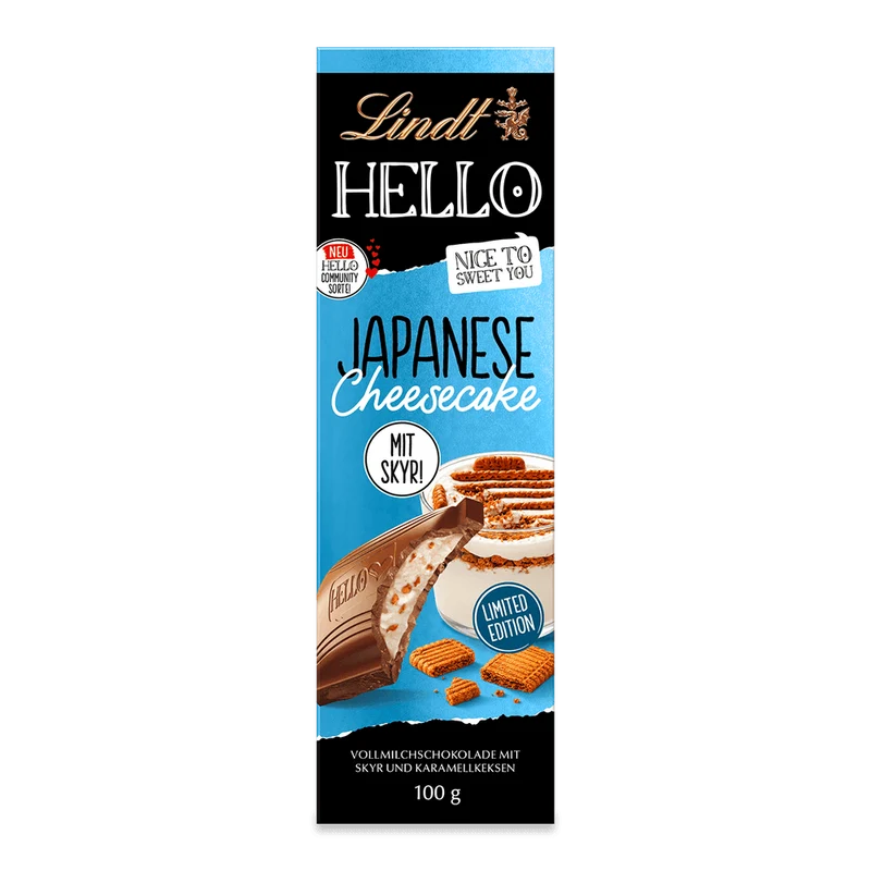 Lindt HELLO Japanese Cheesecake Tafel 100 g