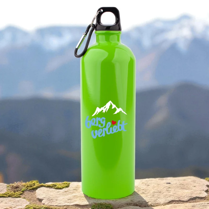 Edelstahl-Trinkflasche "bergverliebt"