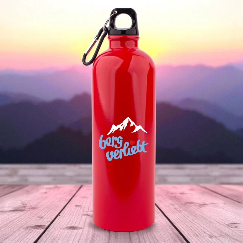 Edelstahl-Trinkflasche "bergverliebt"