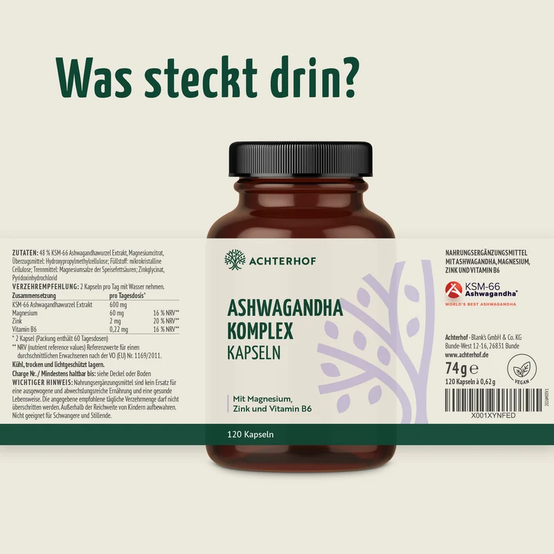 Ashwagandha Komplex (120 Kapseln)