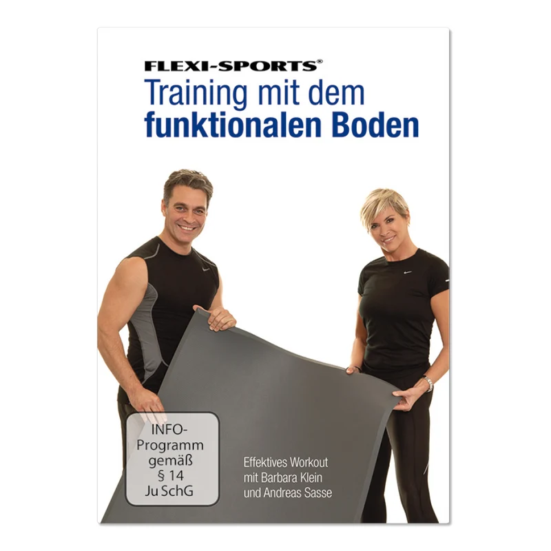 Functional Training Bodenmatte Grün + Übungs-Video "Training mit dem Funktionalem Boden"