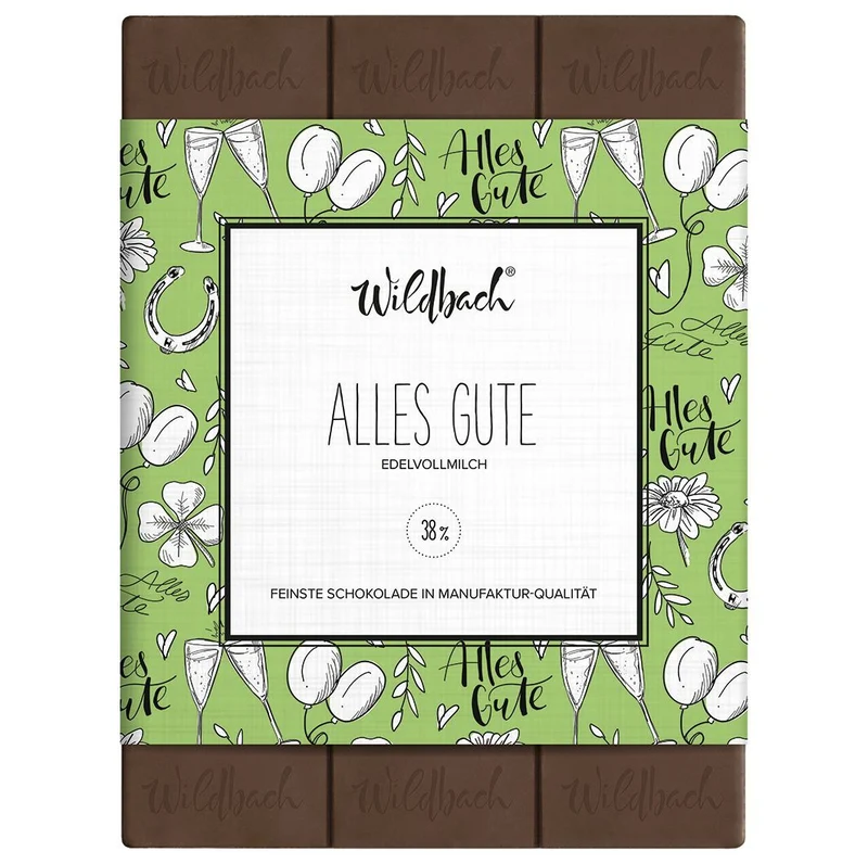Schokolade "Alles Gute" - ideal zum Geburtstag, zur Prüfung, zu Weihnachten oder einfach nur so