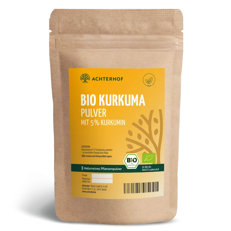 Bio Kurkuma Pulver 5% Curcumin (250g)