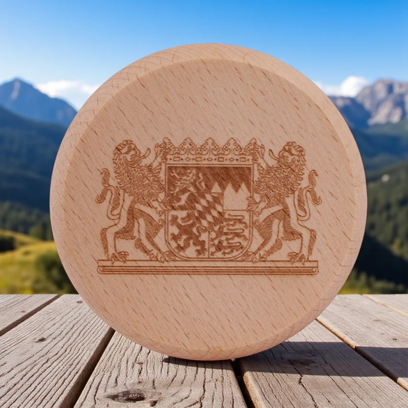 Bierglasdeckel "Bayernwappen"