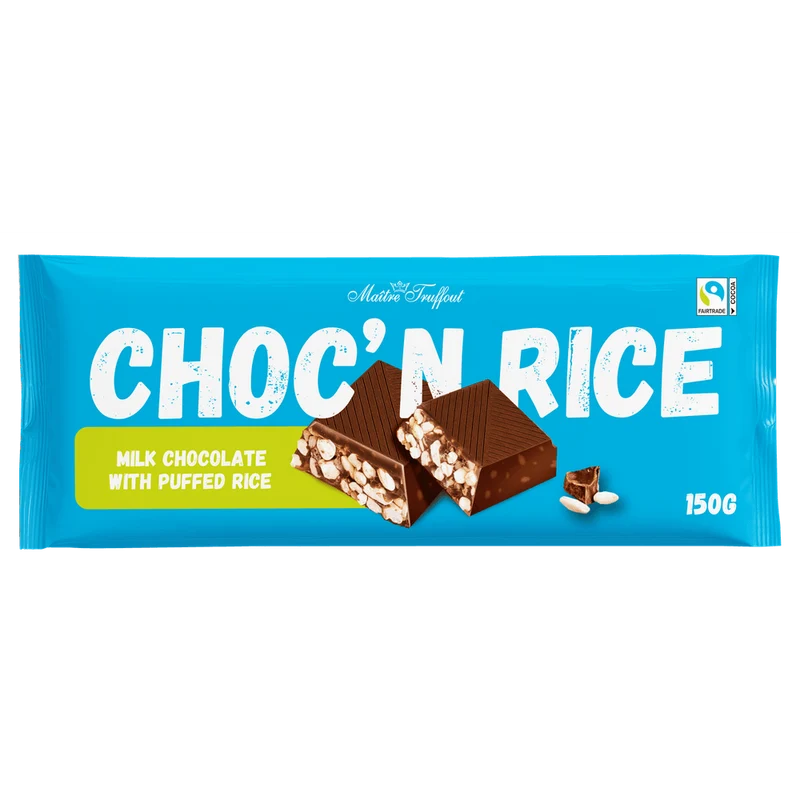 Maitre Truffout Choc'n Rice Vollmilchschokolade Puffreis 150g