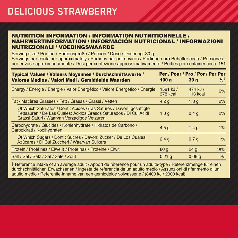 100% Whey Gold Standard (4530g)