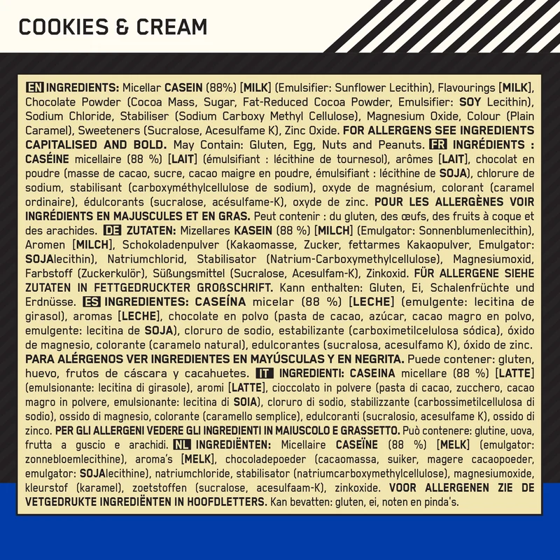 100% Casein (924g)