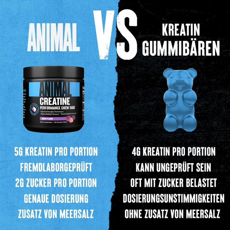 Animal Creatine Chews (120 Kautabletten)