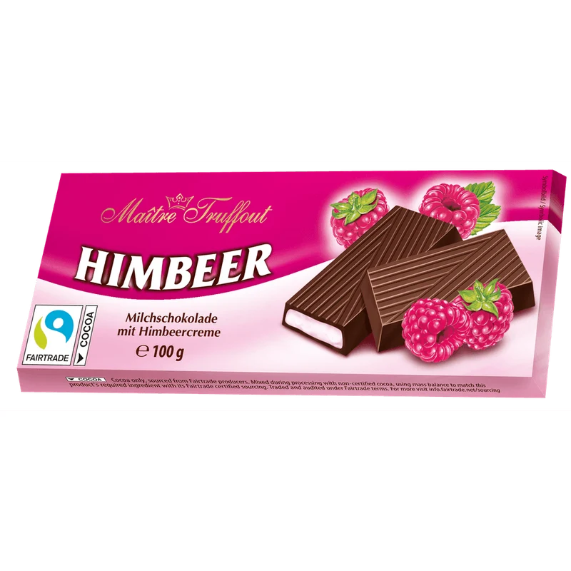 Maitre Truffout Cremeschokolade Himbeer 100g