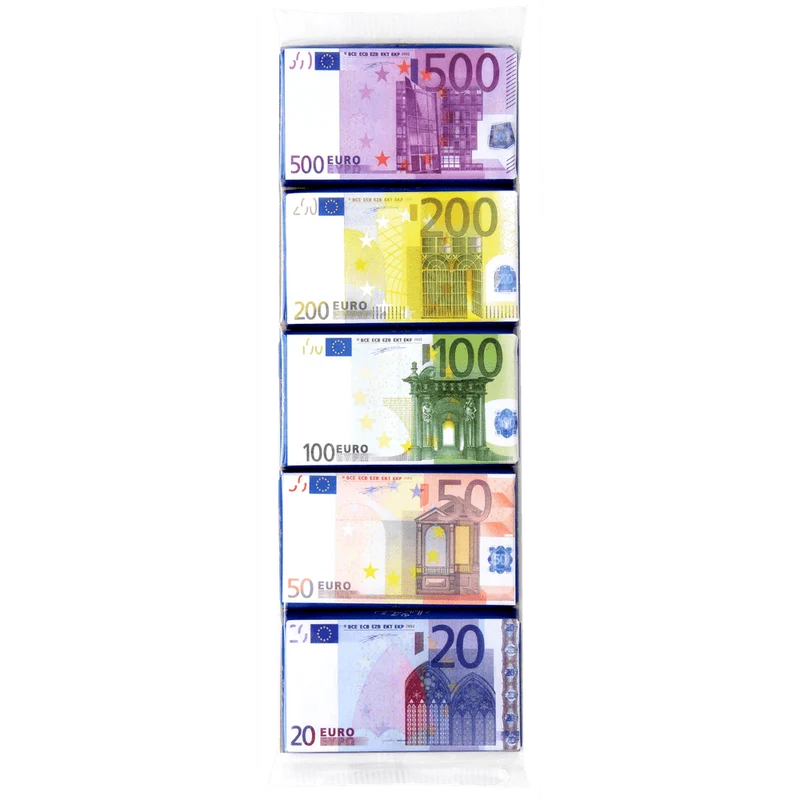 Only EURO-Banknoten Milchschokolade 5x15g