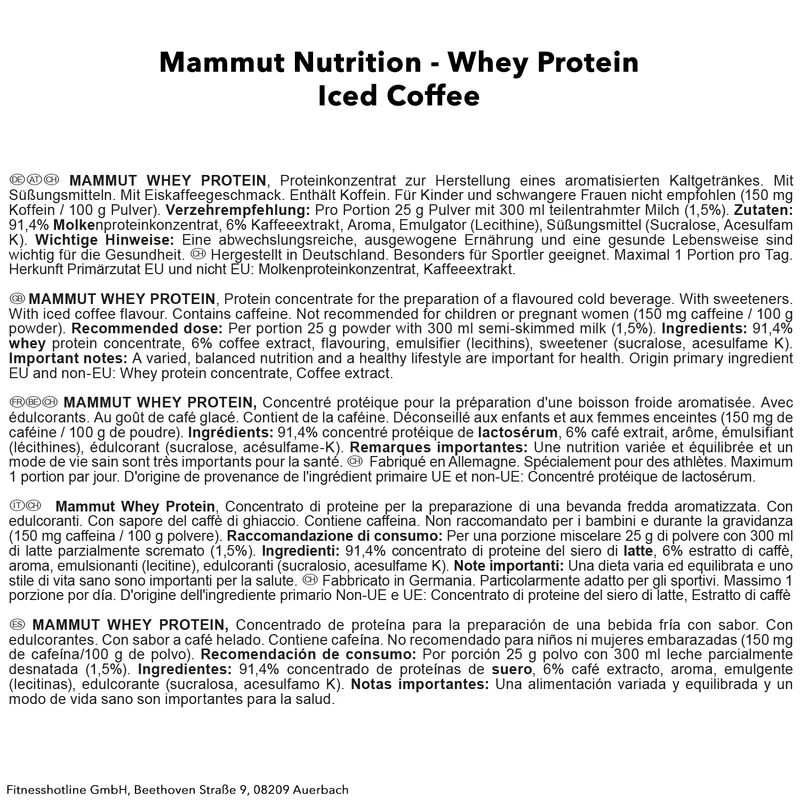 Mammut Whey Protein (1000g)