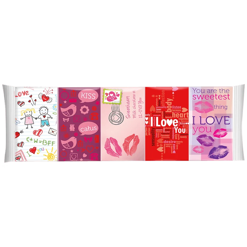 Maitre Truffout I love you Milchschokolade 5x15g