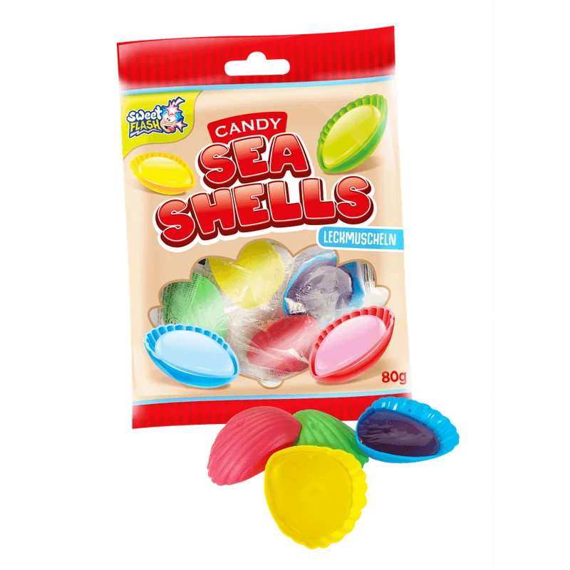 Sweet Flash Candy Seashells Schleckmuscheln 80g