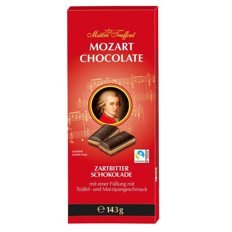 Maitre Truffout Mozart Zartbitterschokolade 143g