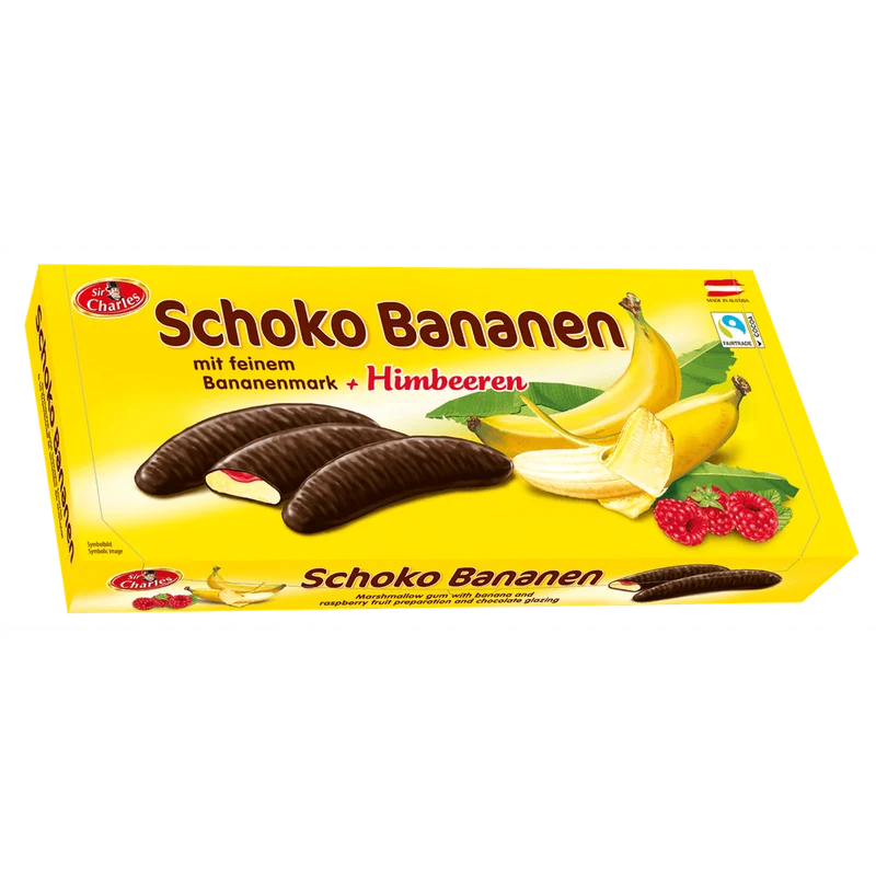 Sir Charles Schokobananen Himbeere 300g