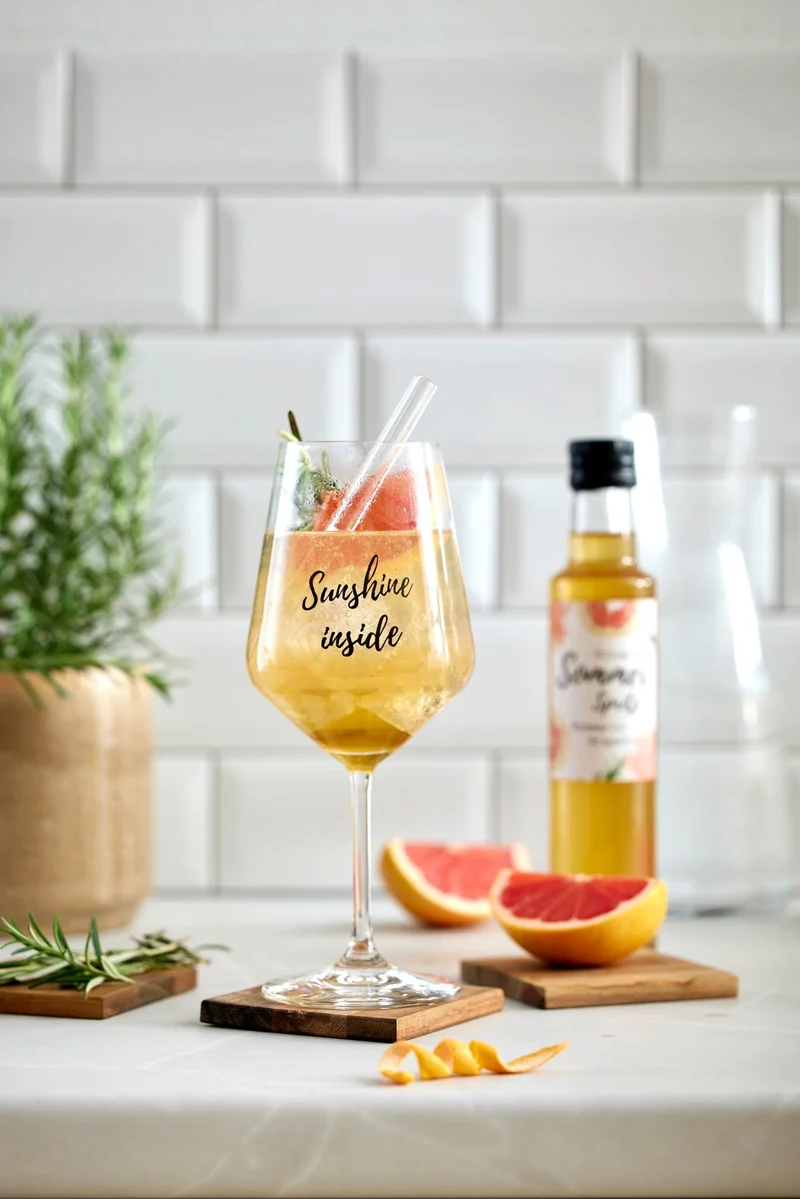 Sommer-Spritz-Sirup "Rosmarin & Grapefruit"