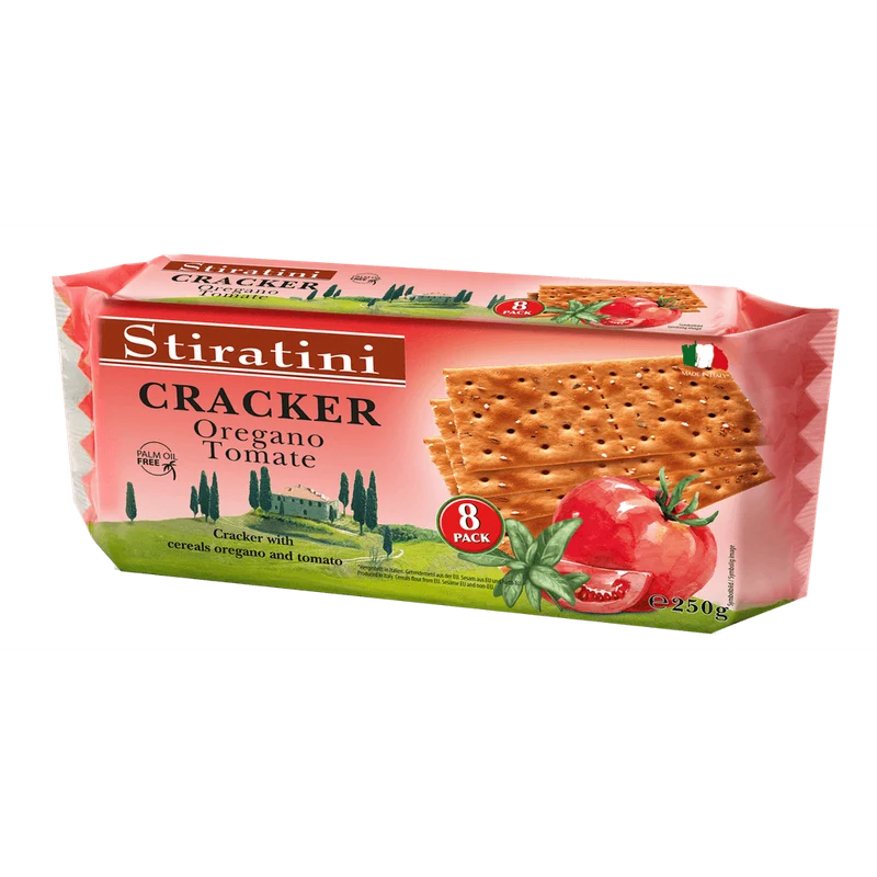 Stiratini Cracker Oregano & Tomate 250g