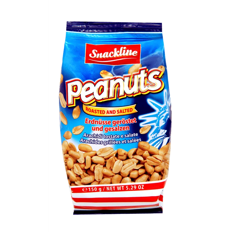 Snackline Erdnüsse geröstet und gesalzen 150g